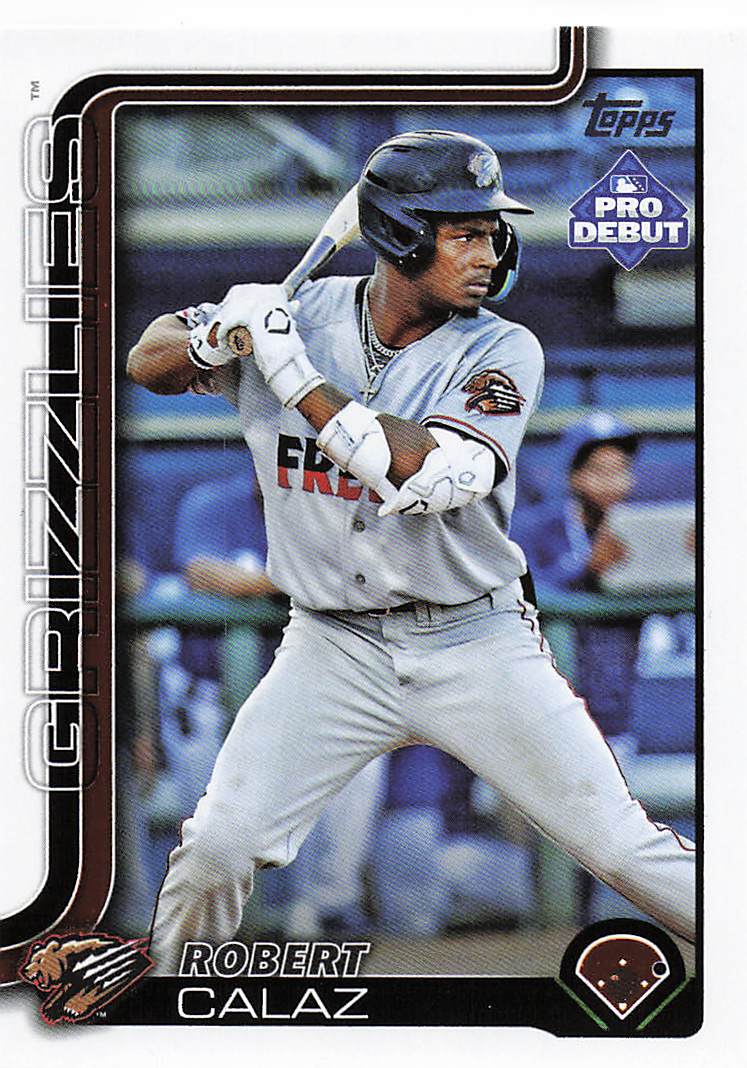 2025 Topps Pro Debut Baseball Robert Calaz #PD-77