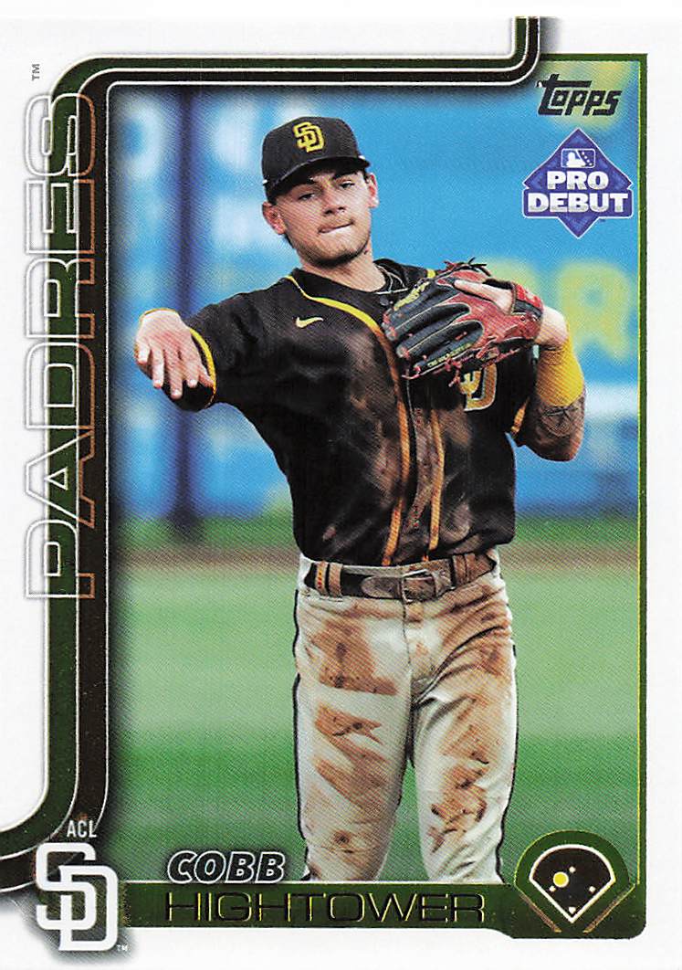 2025 Topps Pro Debut Baseball Cobb Hightower #PD-75