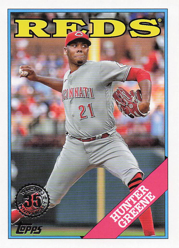 2023 Topps Baseball 1988 Topps Baseball Hunter Greene #T88-49
