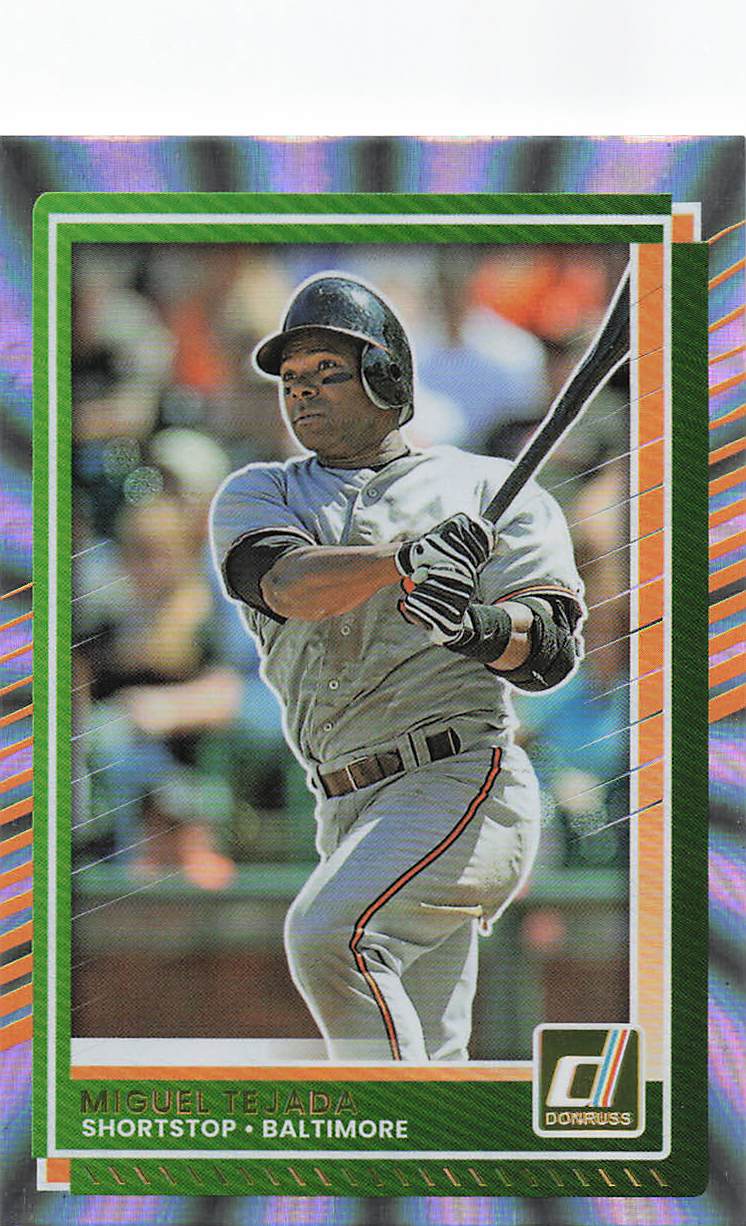 2025 Donruss Baseball Laser Miguel Tejada #79