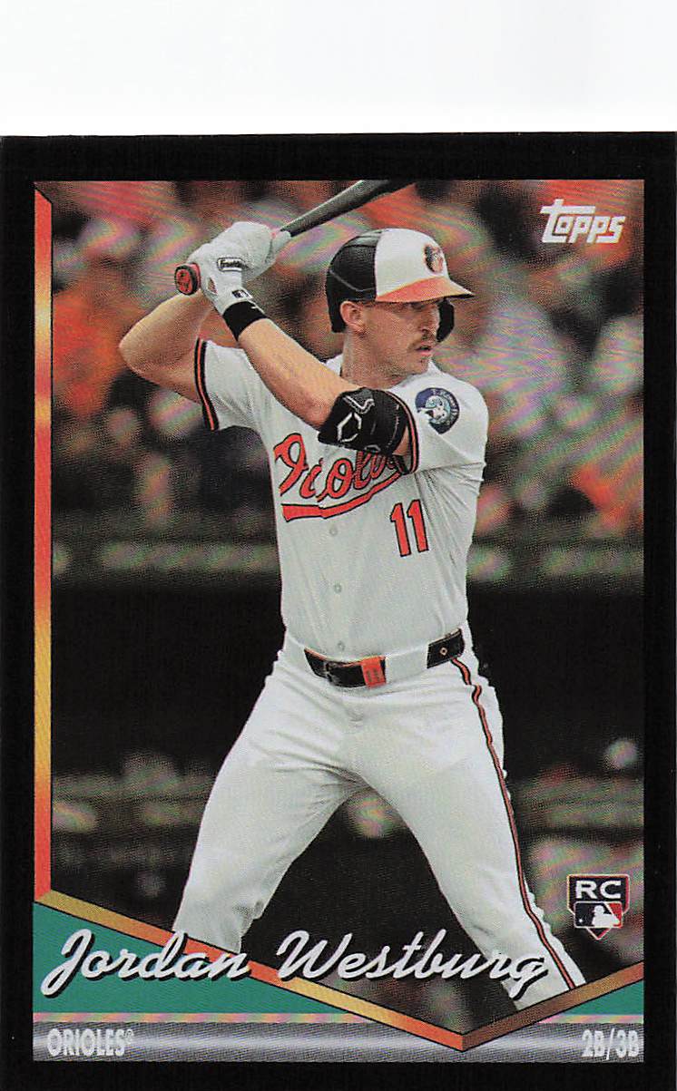 2024 Topps Archives Baseball Black Foilboard Jordan Westburg #235