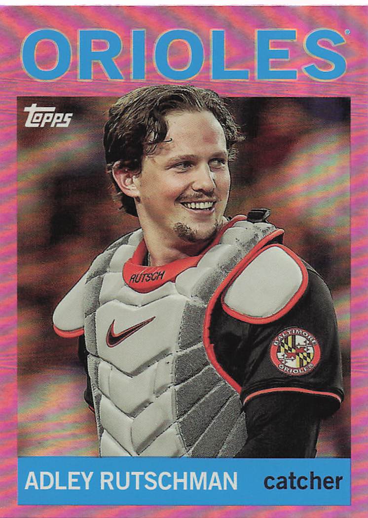 2025 Topps Archives Baseball Pink Foilboard Adley Rutschman #2