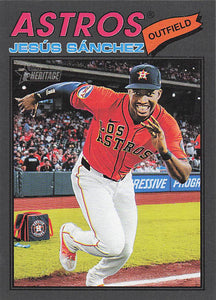 2026 Topps Heritage Baseball Dark Gray Jesús Sánchez #176