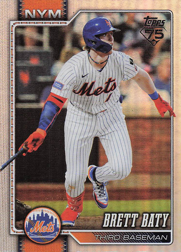 2026 Topps Baseball Rainbow Foil Brett Baty #347