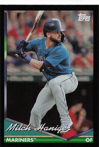 2024 Topps Archives Baseball Black Foilboard Mitch Haniger #253