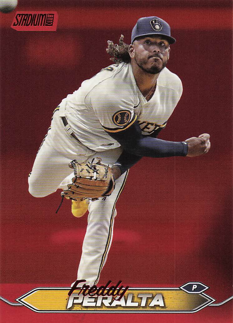 2024 Stadium Club Baseball Red Foil Freddy Peralta #140