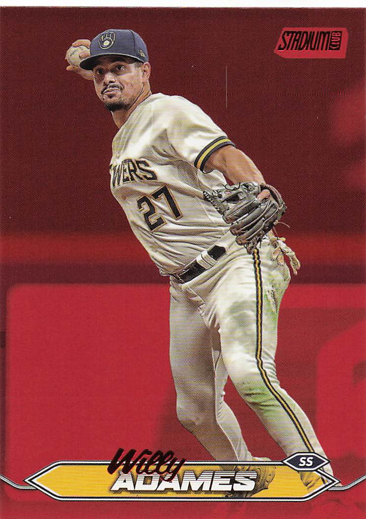 2024 Stadium Club Baseball Red Foil Willy Adames #115