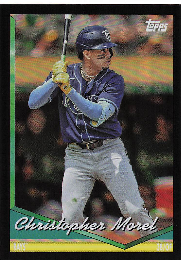 2024 Topps Archives Baseball Black Foilboard Christopher Morel #238