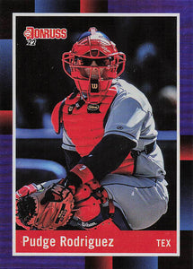 2022 Donruss Baseball Holo Purple Ivan Rodriguez #276b