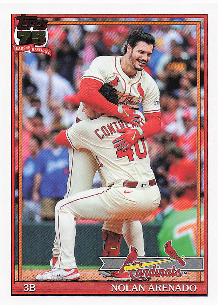 2026 Topps Baseball 1991 Topps Baseball Nolan Arenado #T91-95