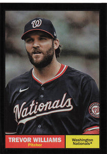 2024 Topps Archives Baseball Black Foilboard Trevor Williams #16