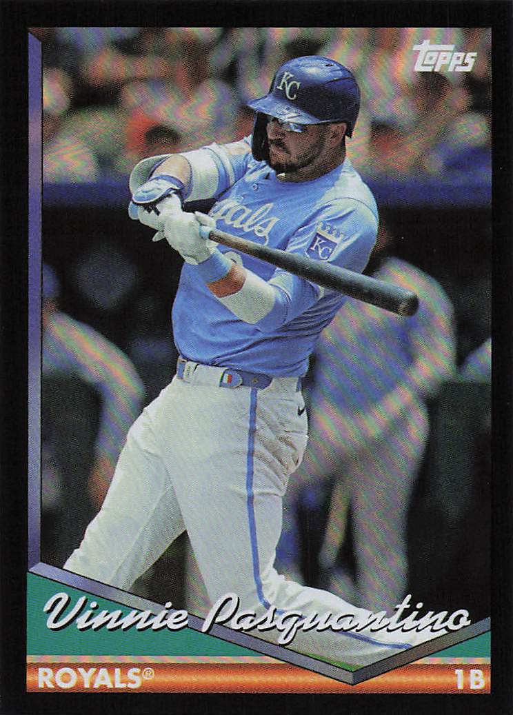 2024 Topps Archives Baseball Black Foilboard Vinnie Pasquantino #261
