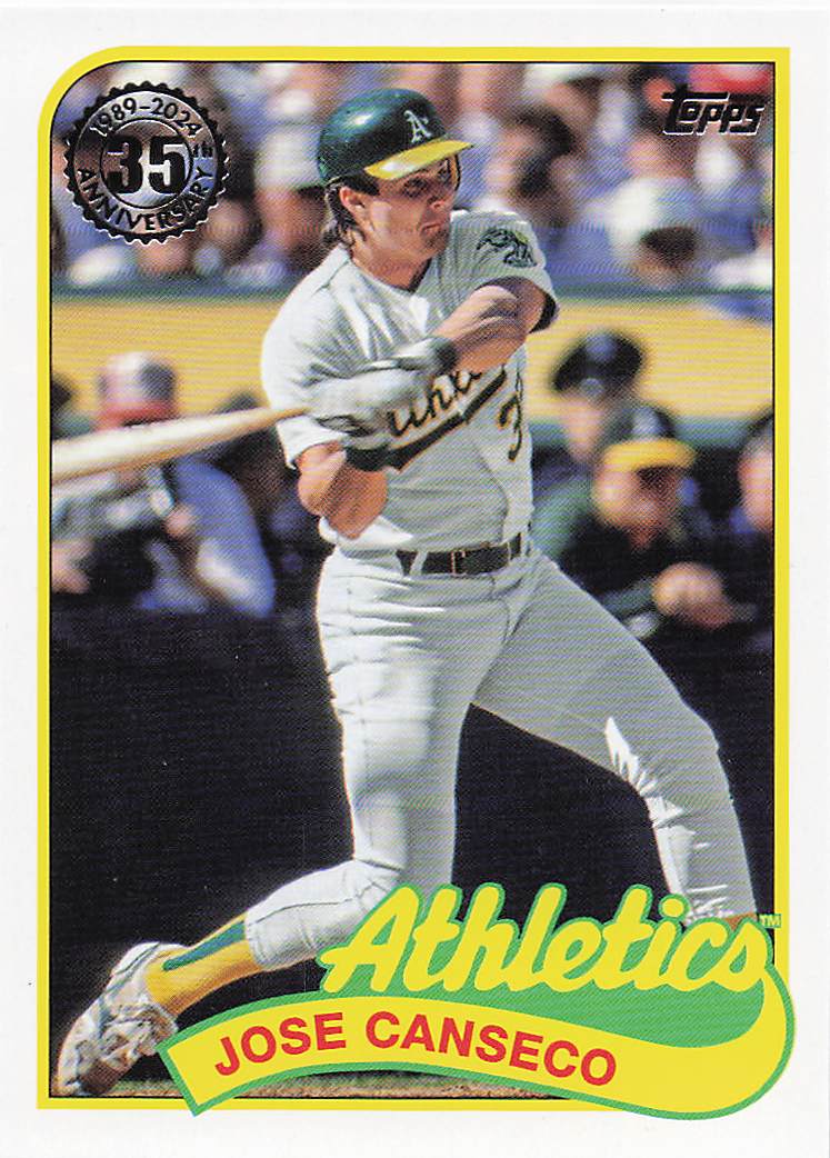 2024 Topps Baseball 1989 Topps Baseball Jose Canseco #89B-3
