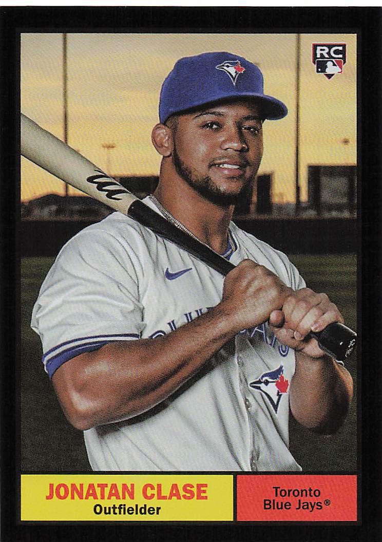2024 Topps Archives Baseball Black Foilboard Jonatan Clase #39
