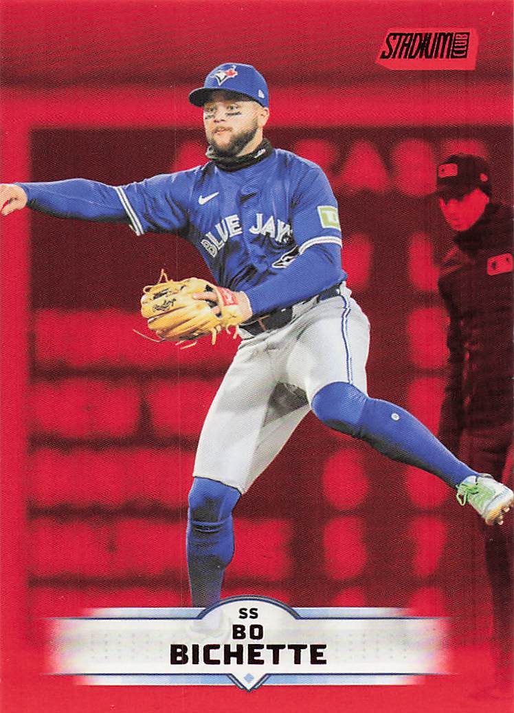 2025 Stadium Club Baseball Red Foil Bo Bichette #124