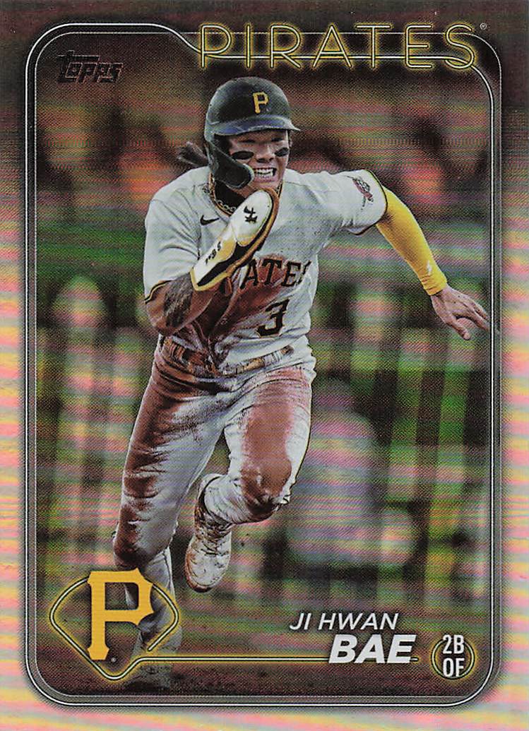 2024 Topps Baseball Rainbow Foil Ji Hwan Bae #160