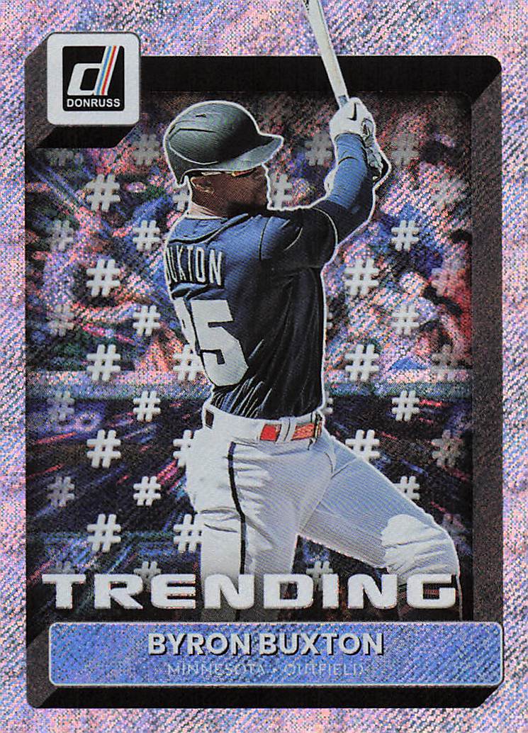 2022 Donruss Baseball Trending Rapture Byron Buxton #T-5