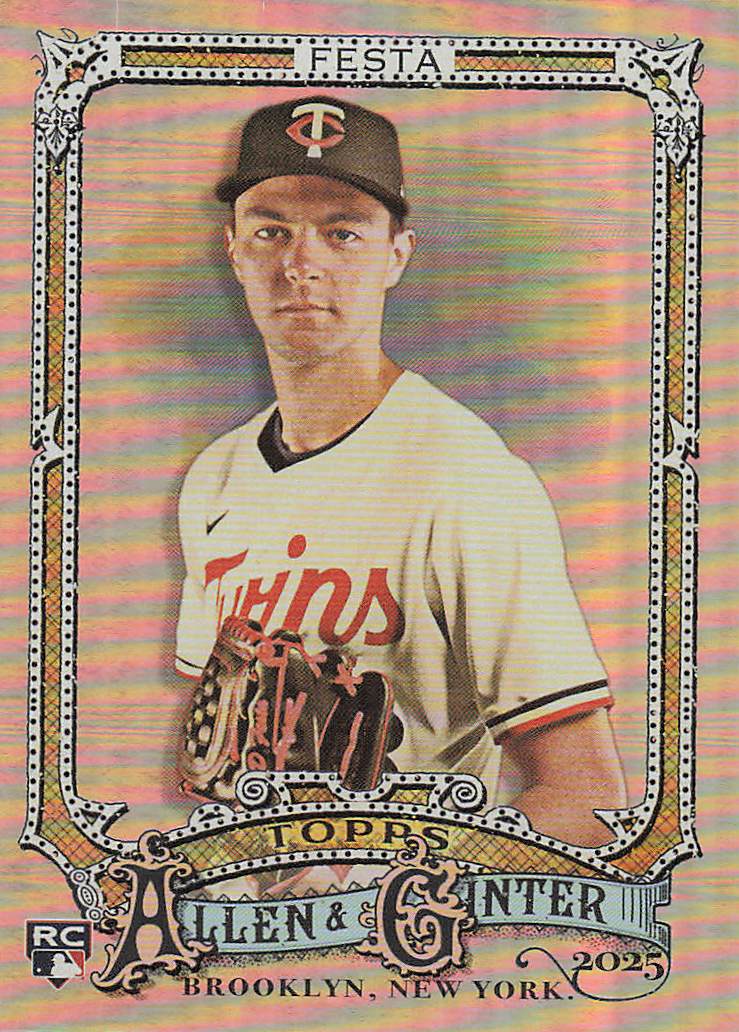 2025 Topps Allen & Ginter Baseball Silver Portrait David Festa #249 Rookie