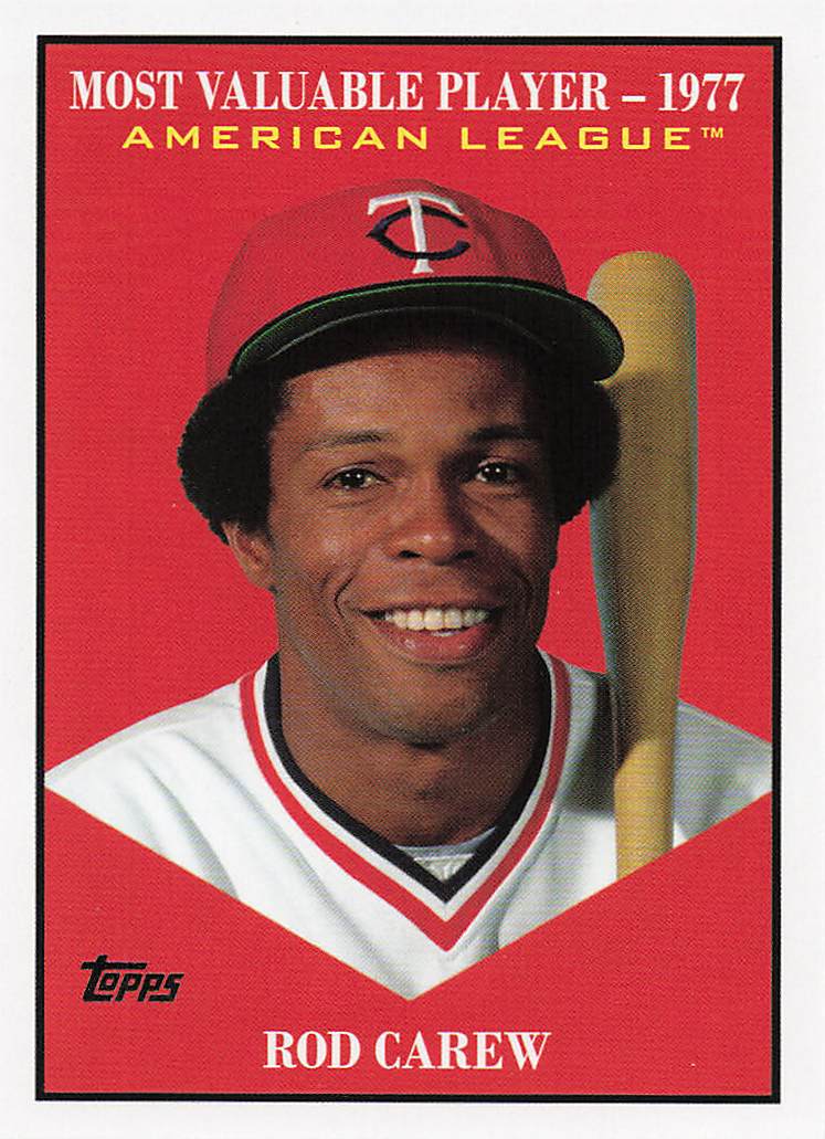 2025 Topps Update Baseball Most Valuable Rod Carew #MV-29