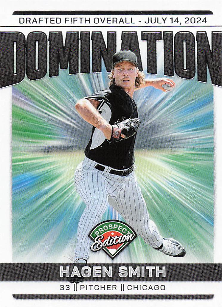 2024 Panini Prospect Edition Baseball Domination Hagen Smith #23