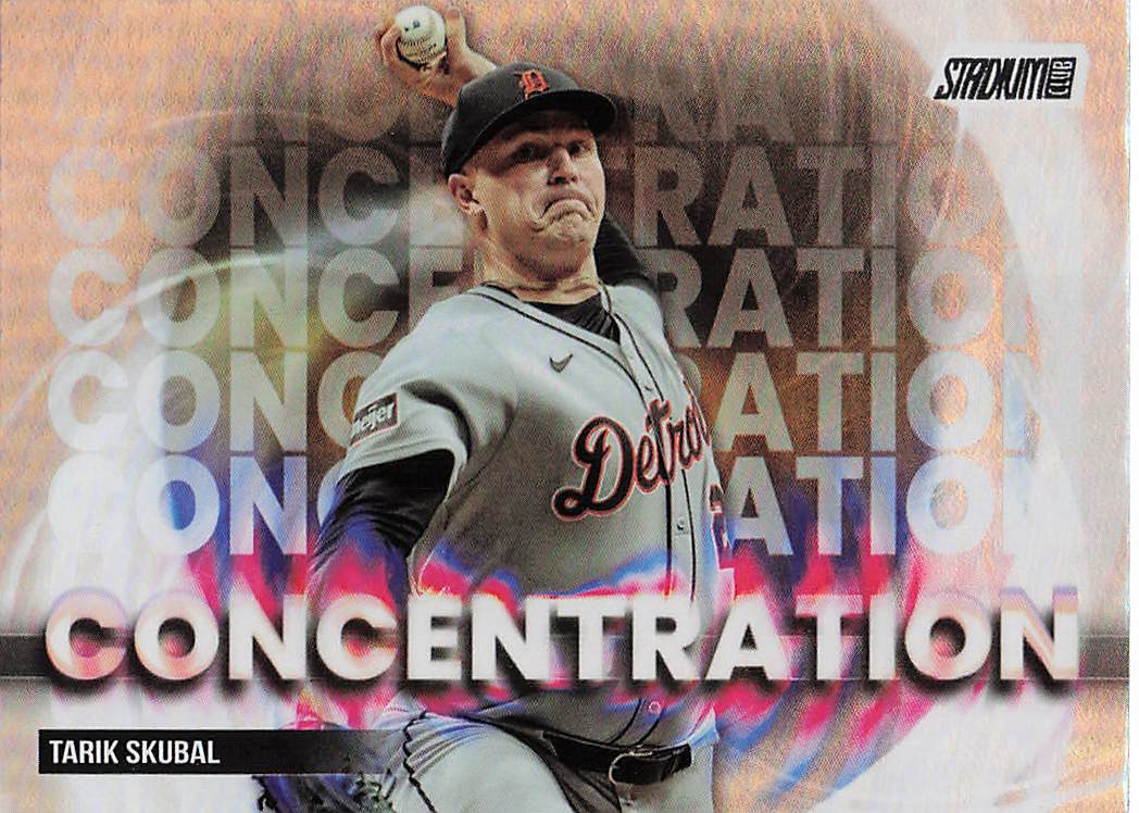 2025 Stadium Club Baseball Concentration Tarik Skubal #C-4