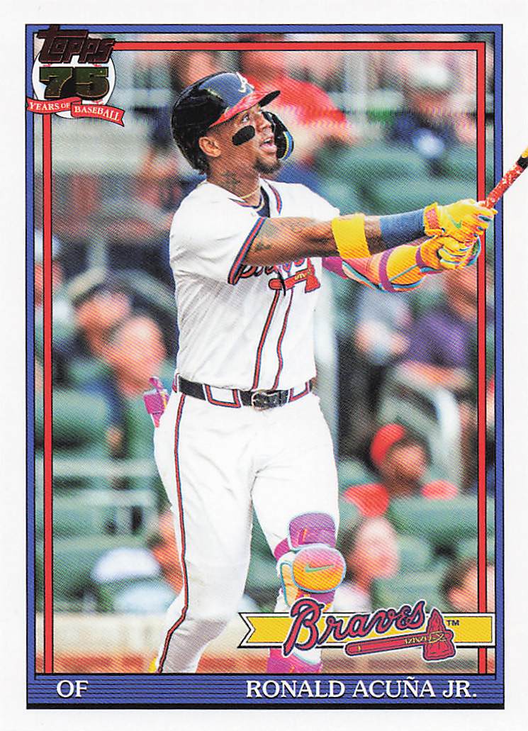 2026 Topps Baseball 1991 Topps Baseball Ronald Acuña Jr. #T91-84
