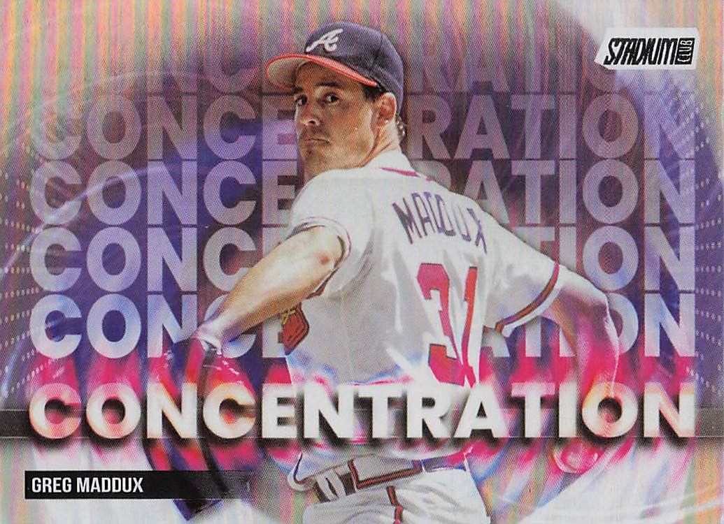 2025 Stadium Club Baseball Concentration Greg Maddux #C-3