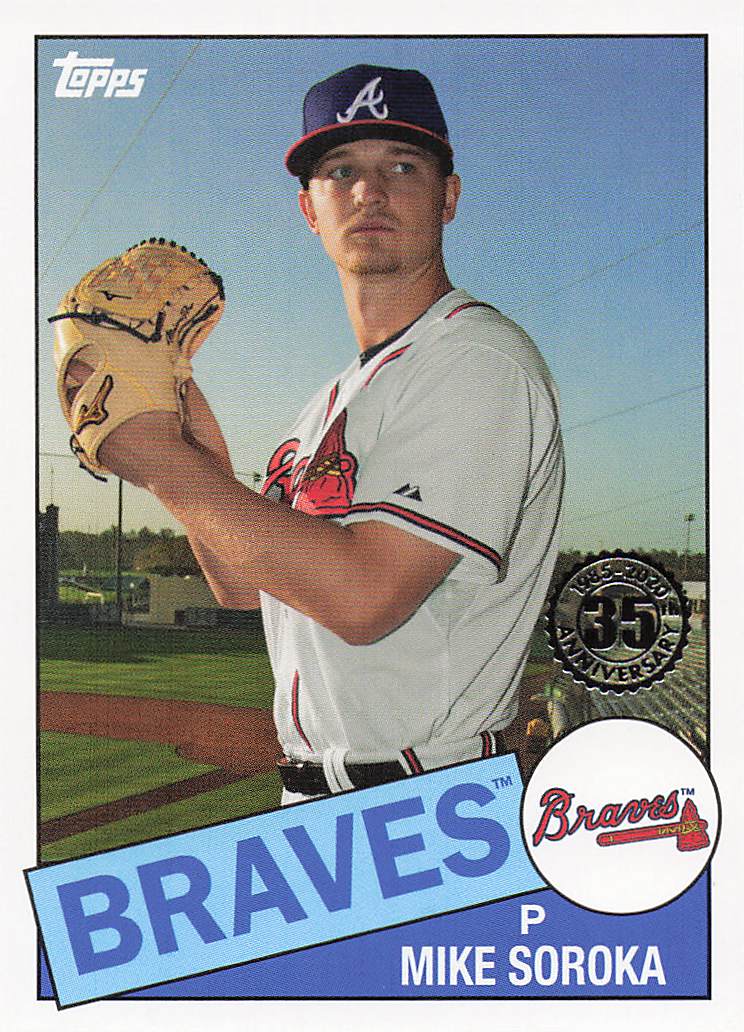 2020 Topps Baseball 1985 Topps Baseball Mike Soroka #85-10