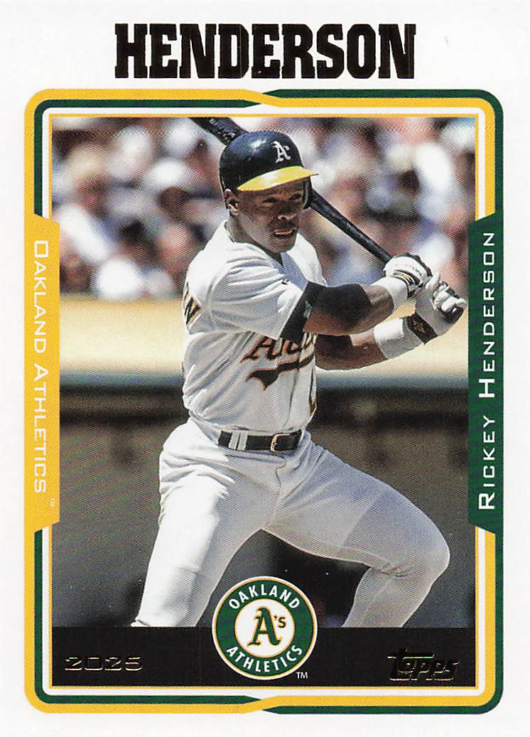 2025 Topps Archives Baseball Rickey Henderson #246