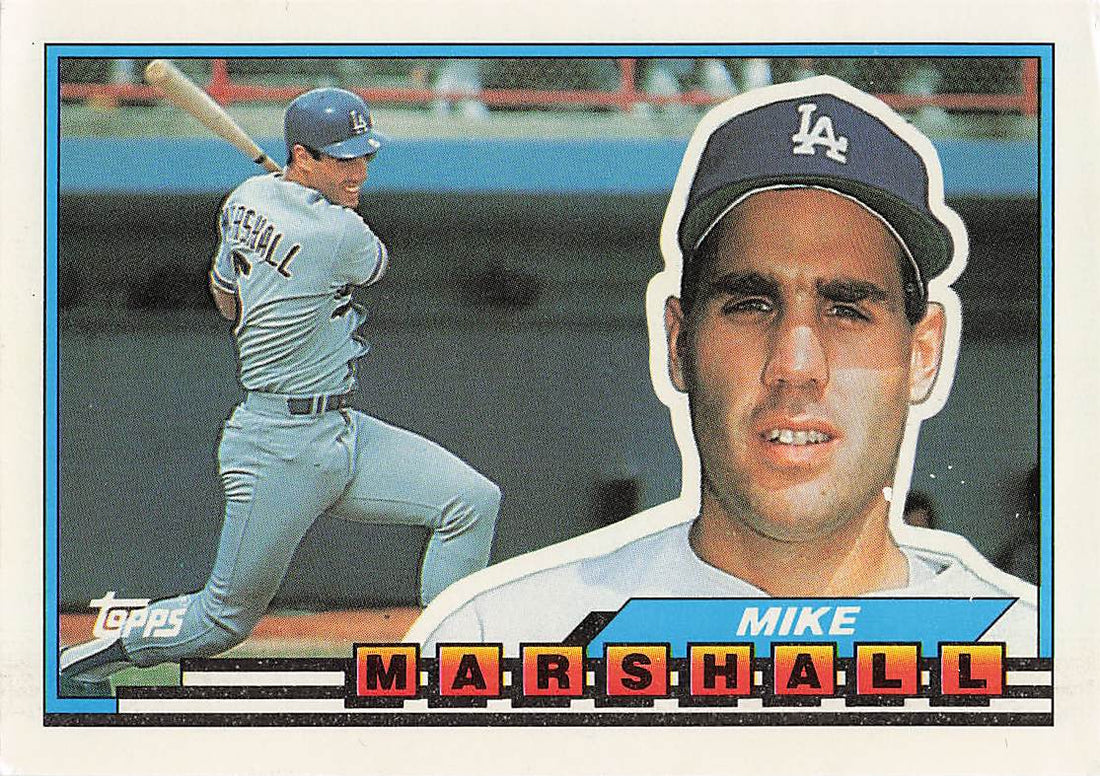 1989 Topps Big Baseball Mike Marshall #48