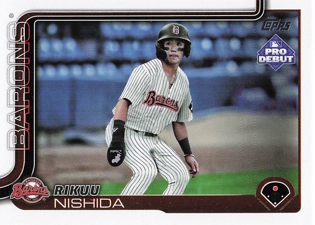 2025 Topps Pro Debut Baseball Rikuu Nishida #PD-86