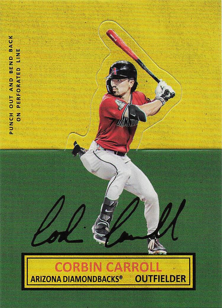 2025 Topps Archives Baseball 1964 Topps Stand-Ups Corbin Carroll #64SU-12