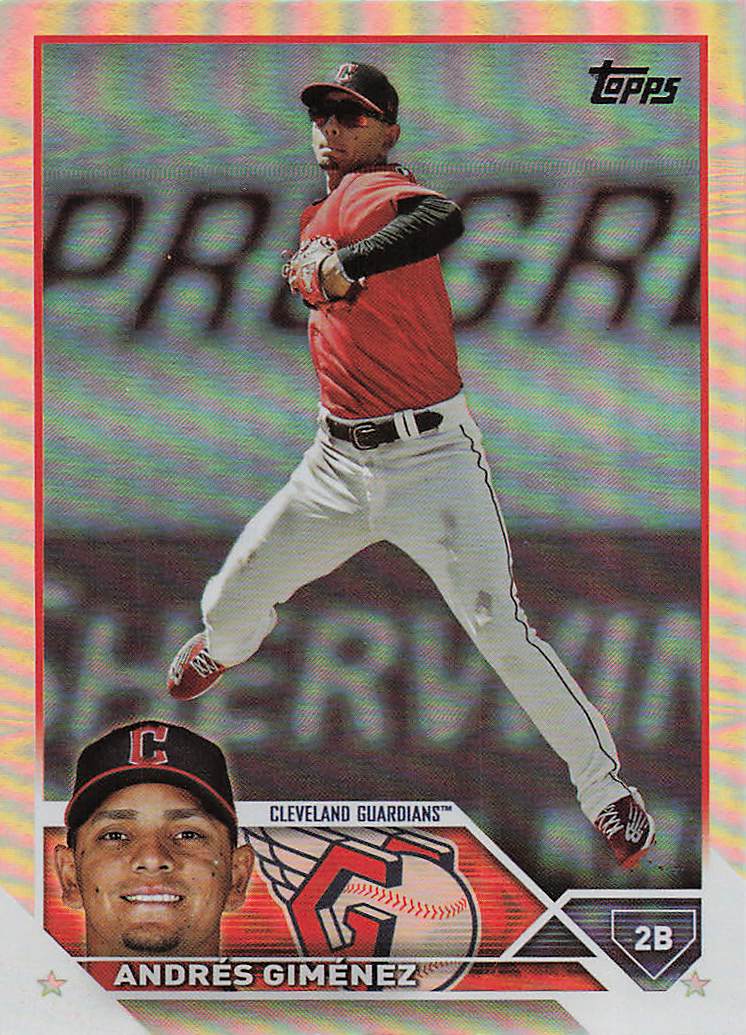 2023 Topps Baseball Rainbow Foil Andrés Giménez #575