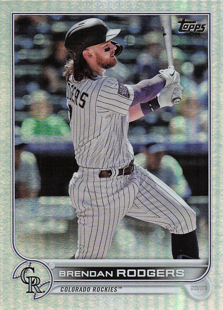 2022 Topps Baseball Rainbow Foil Brendan Rodgers #232