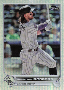 2022 Topps Baseball Rainbow Foil Brendan Rodgers #232