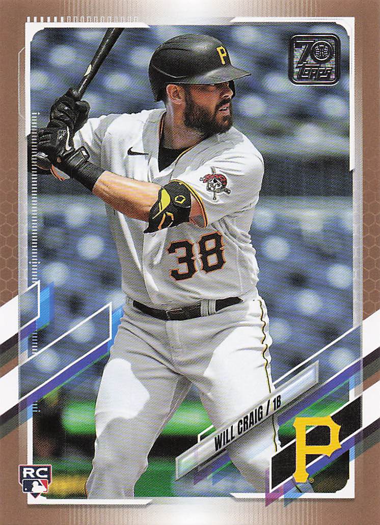2021 Topps Update Baseball Gold 1991/2021 Will Craig #US237