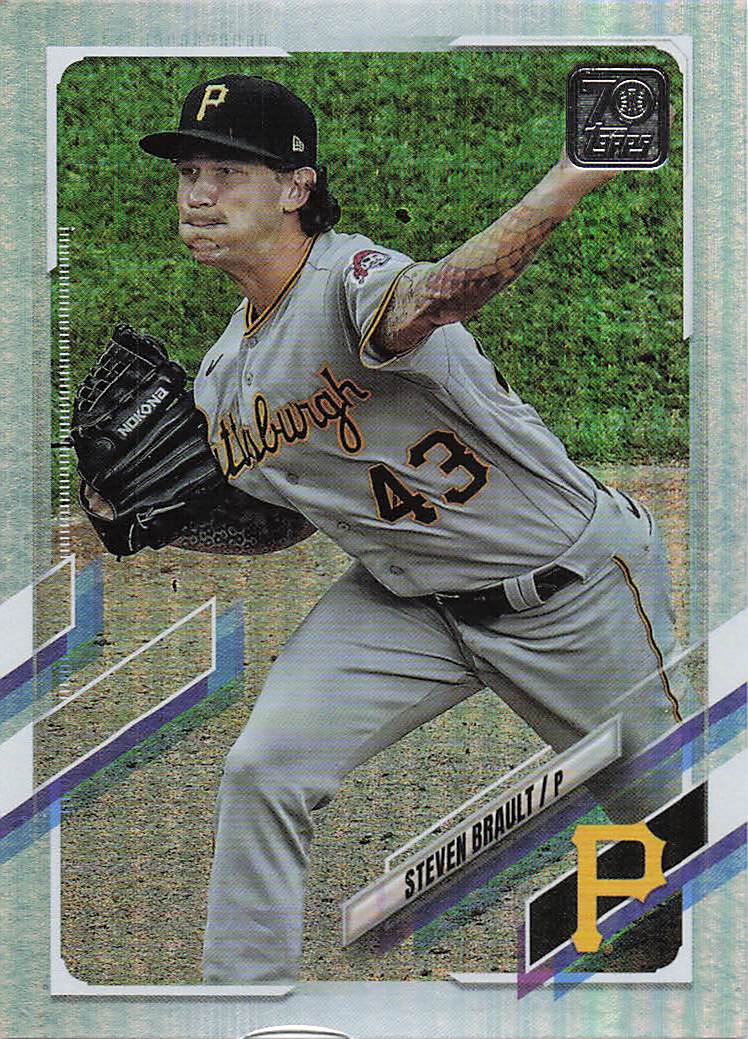 2021 Topps Update Baseball Rainbow Foil Steven Brault #US99