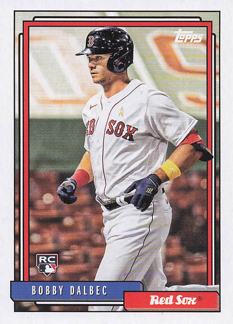 2021 Topps Update Baseball 1992 Topps Redux Bobby Dalbec #T92-10