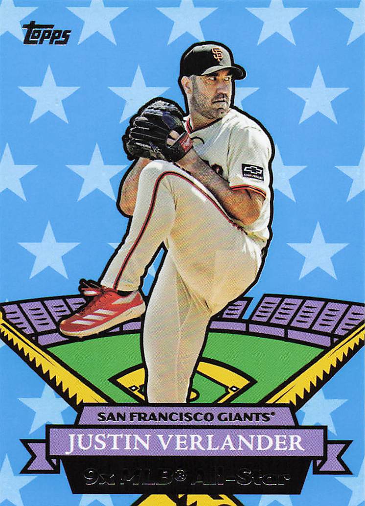 2025 Topps Archives Baseball 2007 Topps All-Stars Justin Verlander #07AS-7