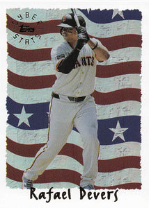 2025 Topps Archives Baseball 1995 Topps Cyberstats Rafael Devers #95C-15