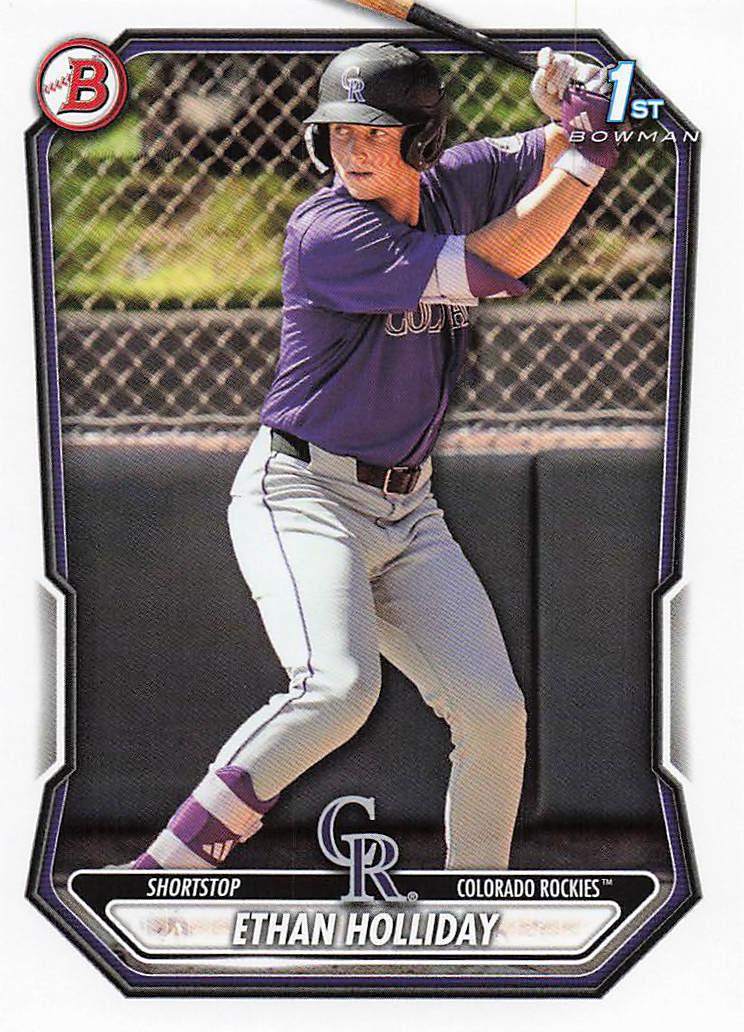 2026 Bowman Baseball Prospects Ethan Holliday #BP-1