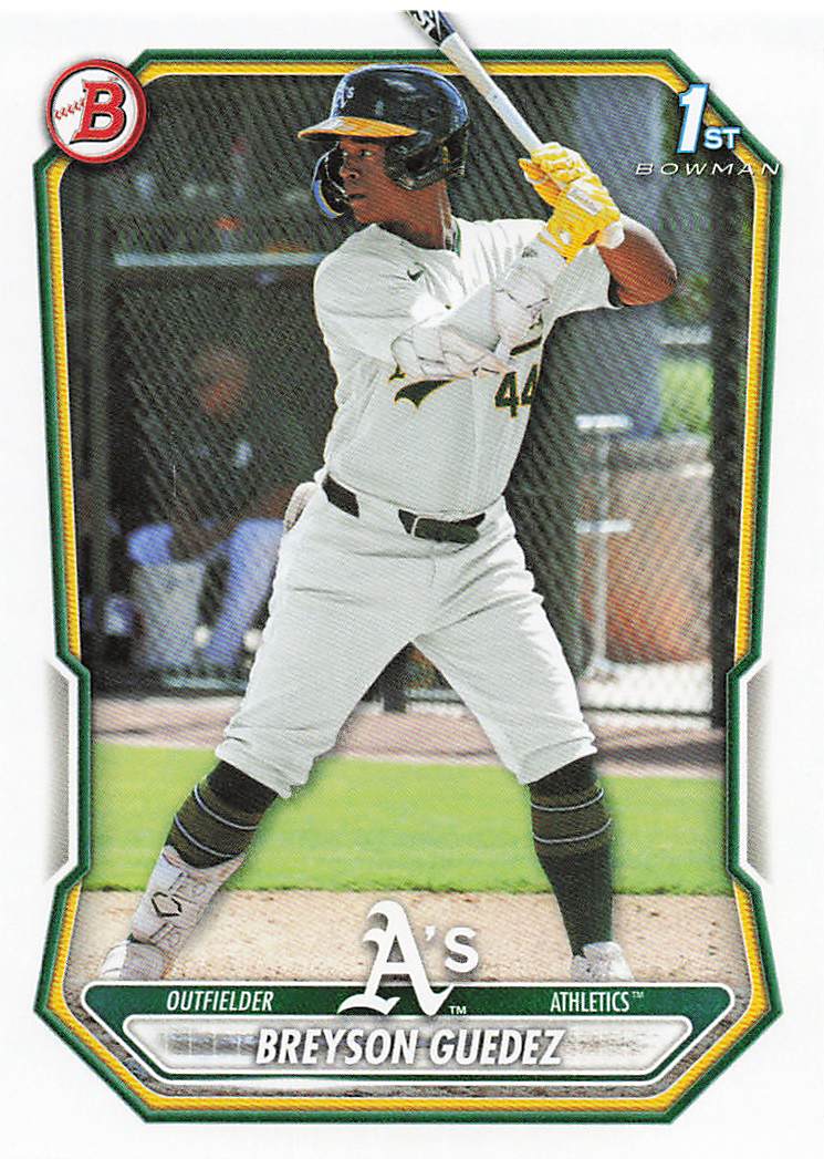 2026 Bowman Baseball Prospects Breyson Guedez #BP-32