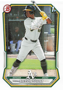 2026 Bowman Baseball Prospects Breyson Guedez #BP-32