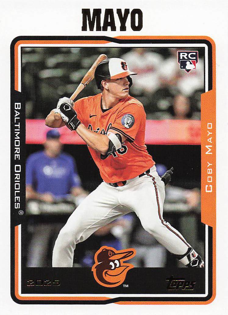 2025 Topps Archives Baseball Coby Mayo #231 Rookie