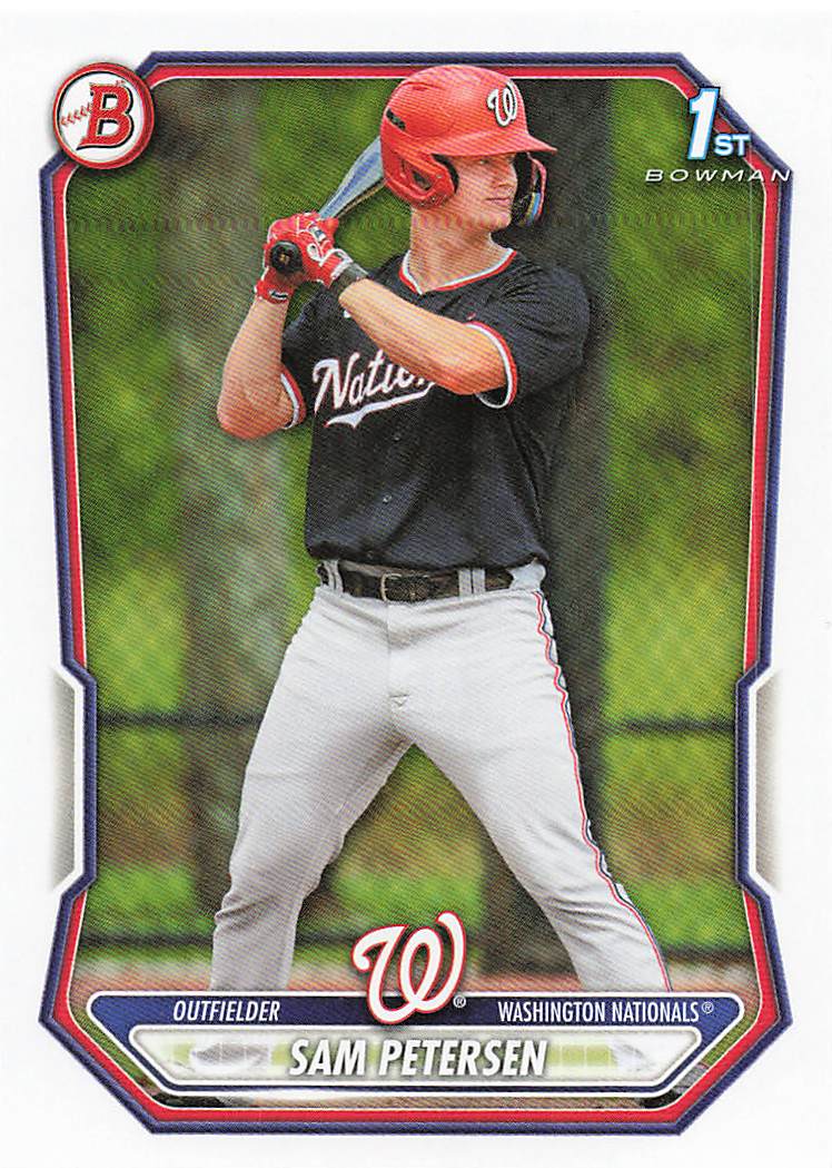 2026 Bowman Baseball Prospects Sam Petersen #BP-122