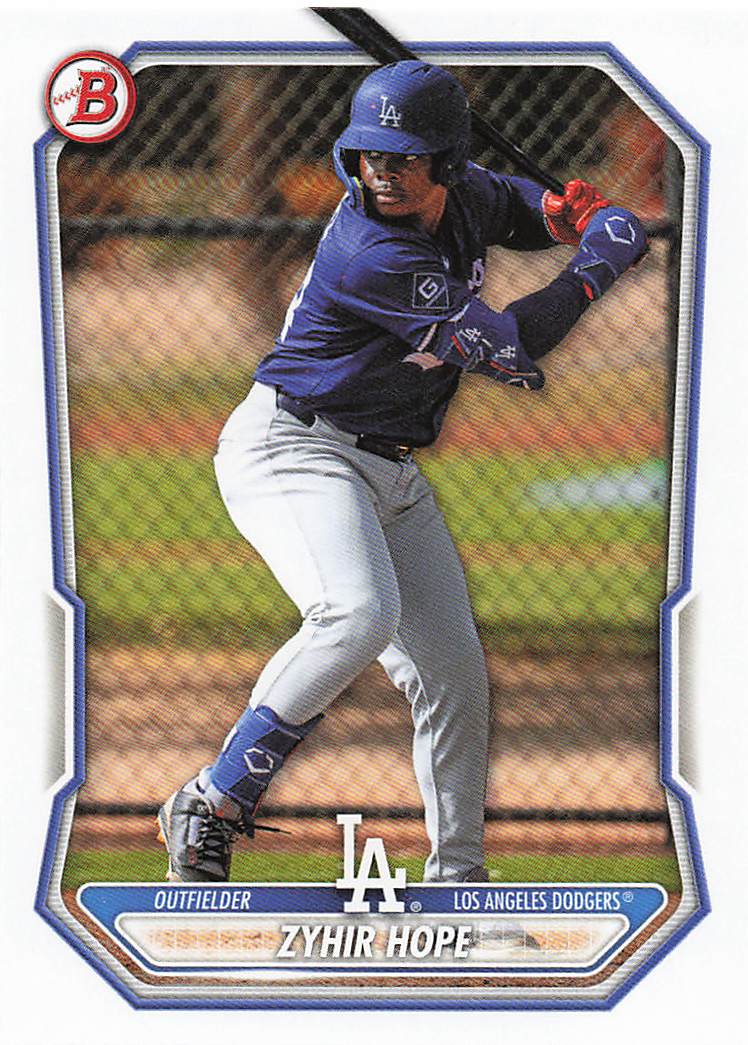 2026 Bowman Baseball Prospects Zyhir Hope #BP-86