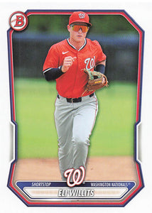 2026 Bowman Baseball Prospects Eli Willits #BP-95