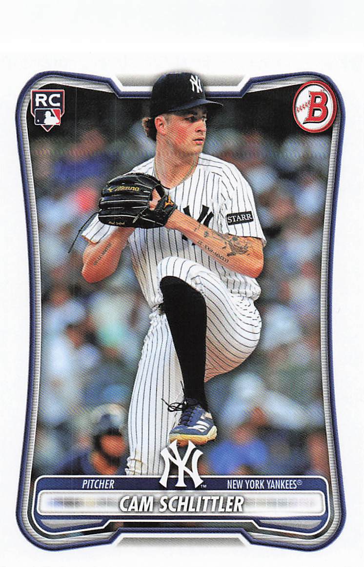 2026 Bowman Baseball Cam Schlittler #53 Rookie