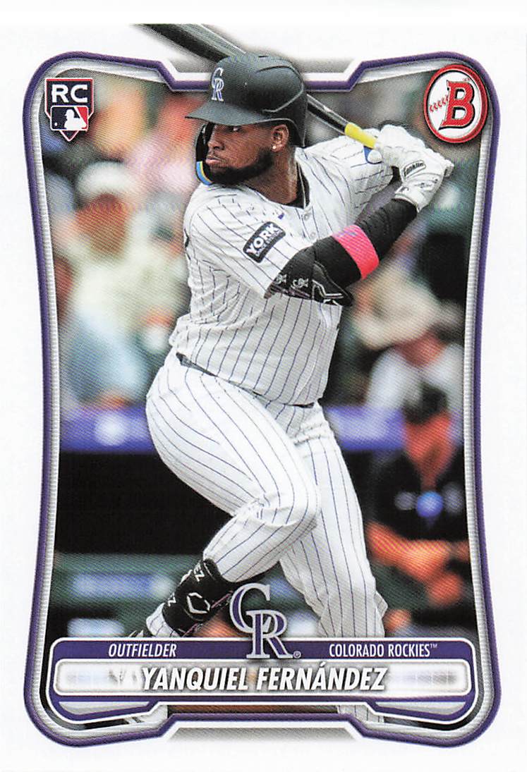2026 Bowman Baseball Yanquiel Fernández #91 Rookie