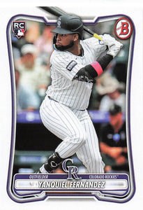 2026 Bowman Baseball Yanquiel Fernández #91 Rookie